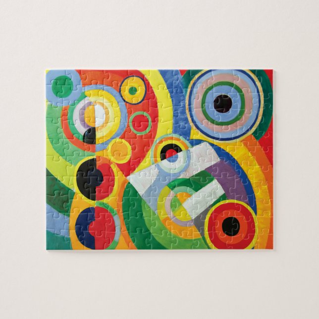 Rythme Joie de Vivre av Robert Delaunay Pussel (Horisontell)