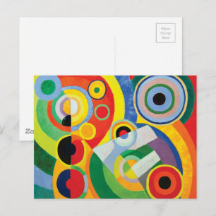 Rythme Joie de Vivre av Robert Delaunay Vykort