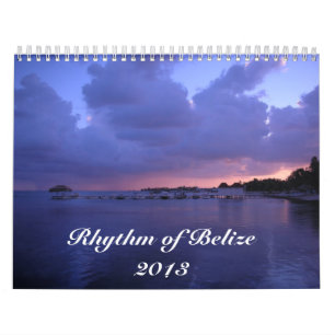 Rytm 2013 av Belize Calander Kalender