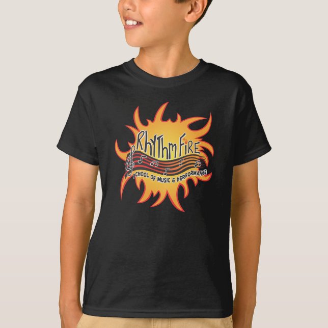 Rytm avfyrar logotypen tee (Framsida)