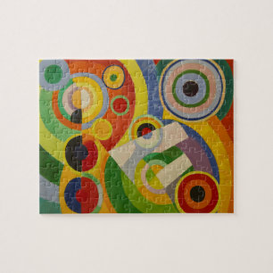 Rytm Joie de vivre av Robert Delaunay 1930 Pussel
