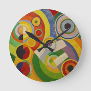 Rytm Joie de vivre av Robert Delaunay 1930 Rund Klocka