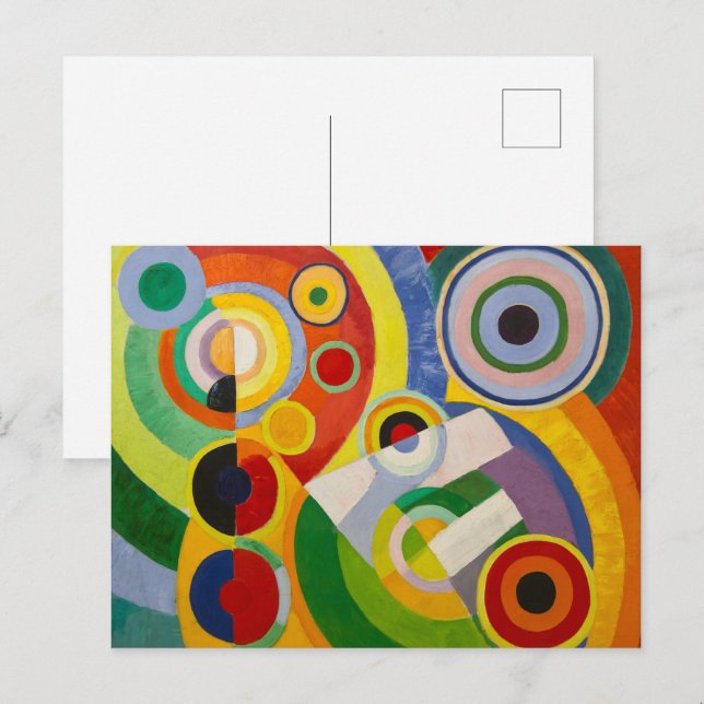 Rytm, Livets Glädje | Robert Delaunay | Vykort (Fram/baksida)