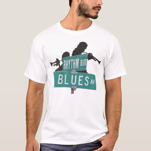 rytm och blåsor tee (Framsida)