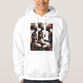 ✨Rytm Trumma Musik Konstnärlig Design Hoodie