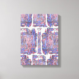 Rytmen av det djupa: Abstrakt expression Canvastryck