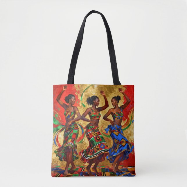 Rytmer i färg – firande av svart historia tygkasse (Framsida)