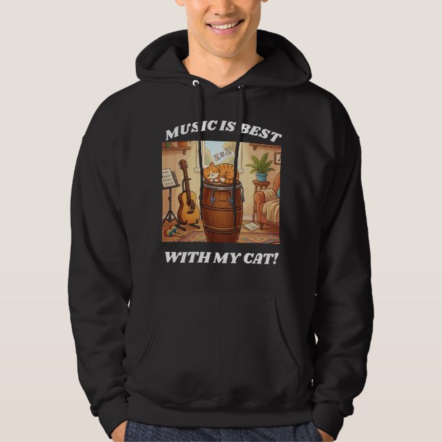 Rytmer och Morrhår, Musik och Jamser, Hoodie (Framsida)