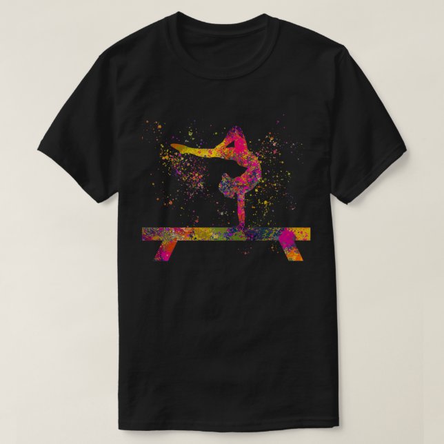 Rytmigymnastiktävling i vattenfärg 22 t shirt (Design framsida)