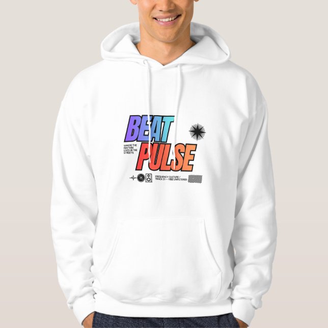 Rytmisk - BEAT PULSE Hoodie (Framsida)
