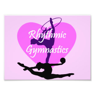 Rytmisk gymnastik fototryck