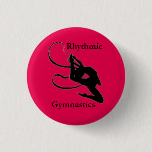 Rytmisk gymnastik knäppas klämmer fast knapp