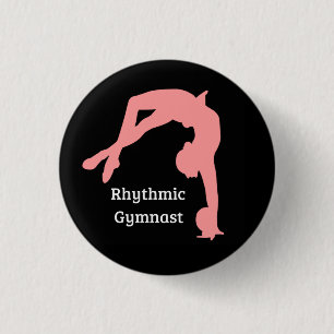 Rytmisk gymnastik knäppas klämmer fast knapp