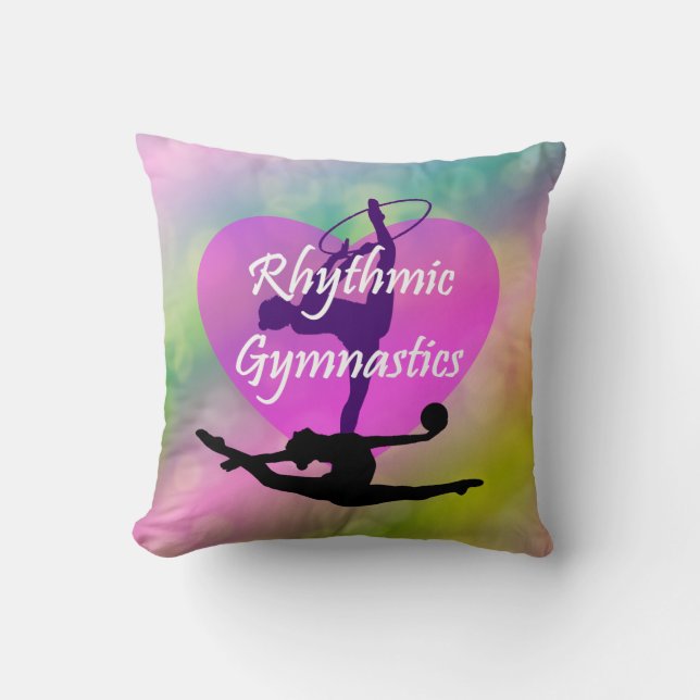 Rytmisk gymnastikdekorativ kudde (Framsida)