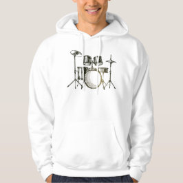 Rytmisk trumskiss hoodie