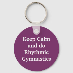 Rytmiska gymnastikkeychaingåvor och tillbehör nyckelring