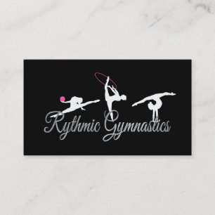 Rytmiska gymnastikvisitkortar visitkort