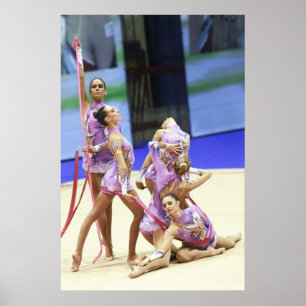 Rytmiskt gymnastiskt poster
