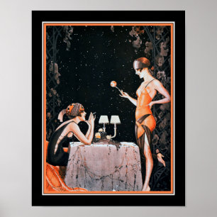 Ryts Twentiesklaffar för art déco Poster