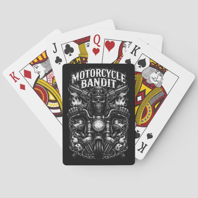 Rytt på den järnklädde banditen casinokort (Baksidan)