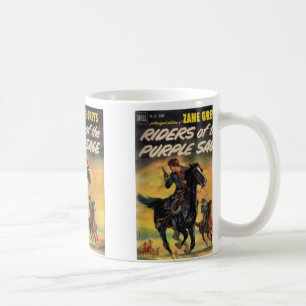 Ryttare av den purpurfärgade vis man kaffemugg