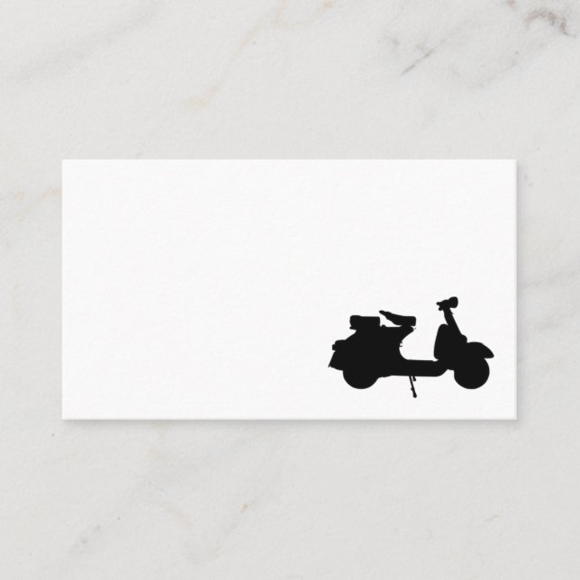 Ryttare för chaufför för leverans för visitkort (Framsida)