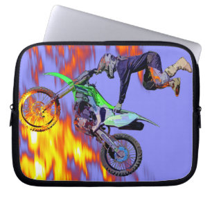 Ryttare för Motocross för kickflygfristil Laptop Fodral