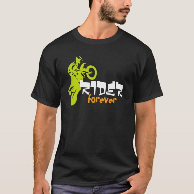 Ryttareför evigtT-tröja T Shirt (Framsida)