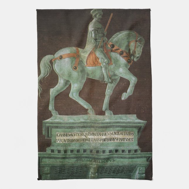 Ryttarmonument över Sir John Hawkwood, Uccello Kökshandduk (Vertikal)