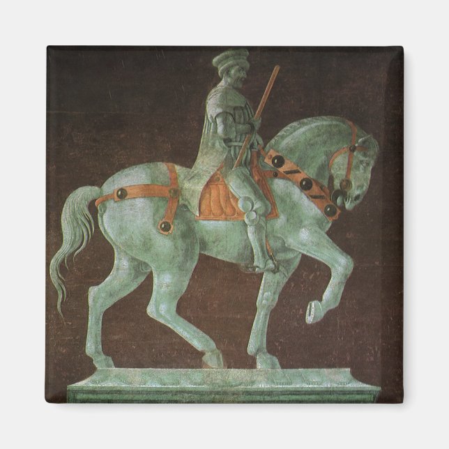 Ryttarmonument över Sir John Hawkwood, Uccello Magnet (Framsidan)
