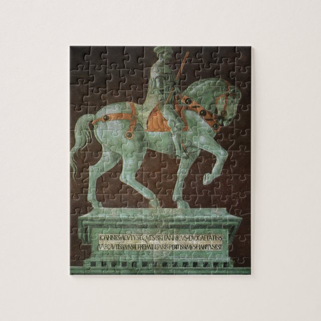 Ryttarmonumentet över Sir John Hawkwood, Uccello Pussel (Vertikal)