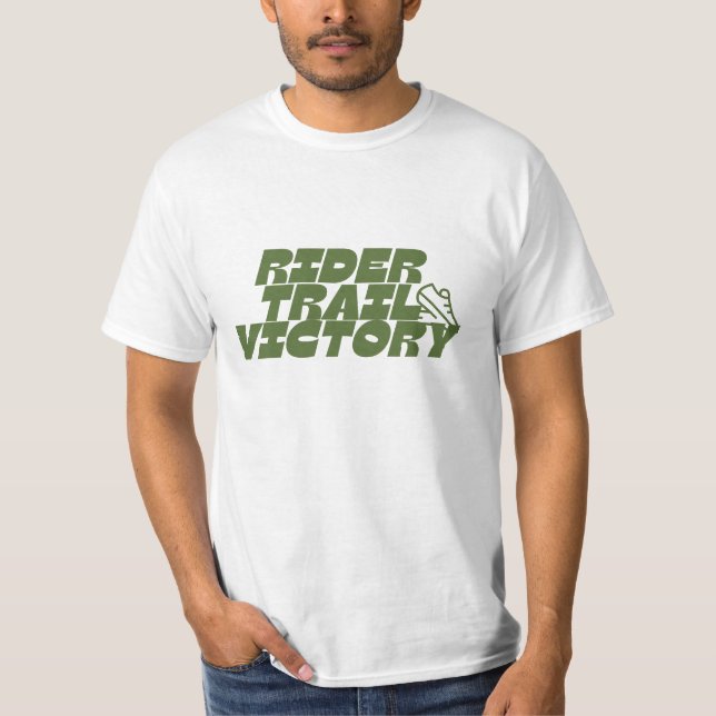 Ryttarstig seger sport  t shirt (Framsida)