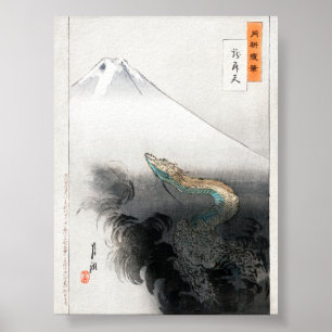 Ryū Shōten av Ogata Gekko (1897) Poster