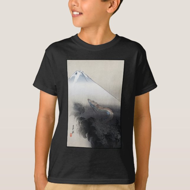 Ryu Shoten: Den stigande draken över Fuji, Japan T Shirt (Framsida)