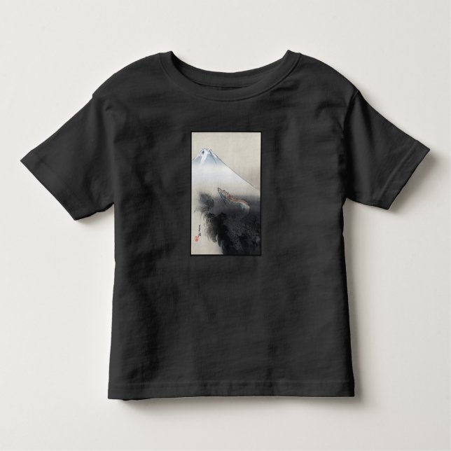 Ryu Shoten Mt. Fuji & Dragon av Ogata Gekko T Shirt (Framsida)
