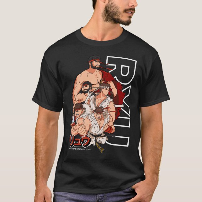 Ryu vän familj t shirt (Framsida)
