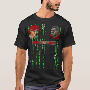 RYU VS MIKE LOGO MATRIX SVART T-SHIRT AV SAMURAI F