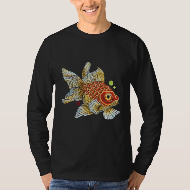Ryukin Goldfish 401 T Shirt (Framsida)