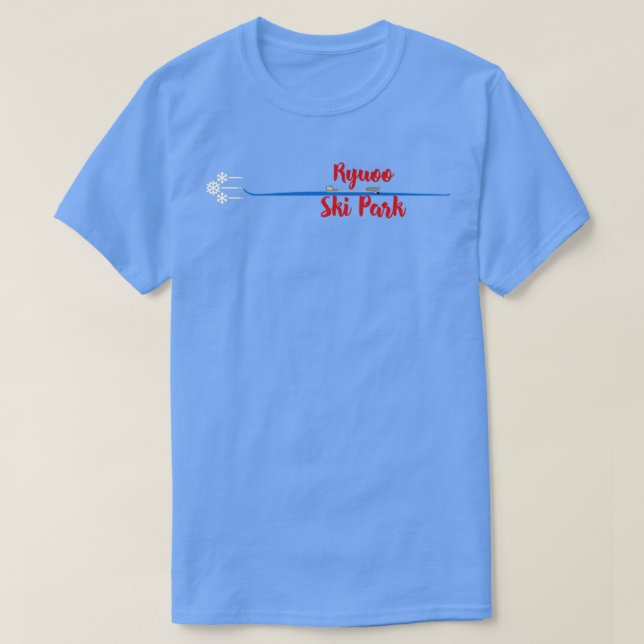 Ryuoo Ski Park Japan Skiing T Shirt (Design framsida)