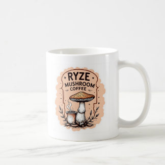 Ryze hett svampkaffe kaffemugg