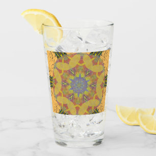 RZ-glass kopp ro som kaleidoskop art,GULT