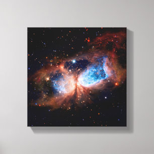 S106 Stjärnbildande region - NASA Hubble-rymdteles Canvastryck