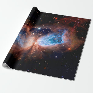 S106 Stjärnbildande region - NASA Hubble-rymdteles Presentpapper