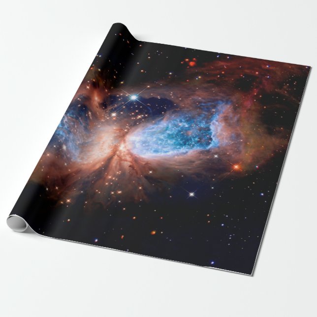 S106 Stjärnbildande region - NASA Hubble-rymdteles Presentpapper (Utrullad)