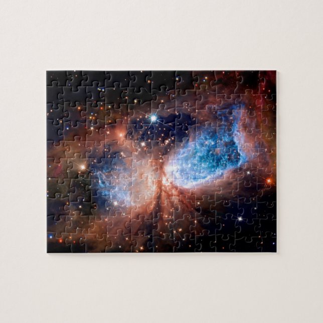 S106 Stjärnbildande region - NASA Hubble-rymdteles Pussel (Horisontell)