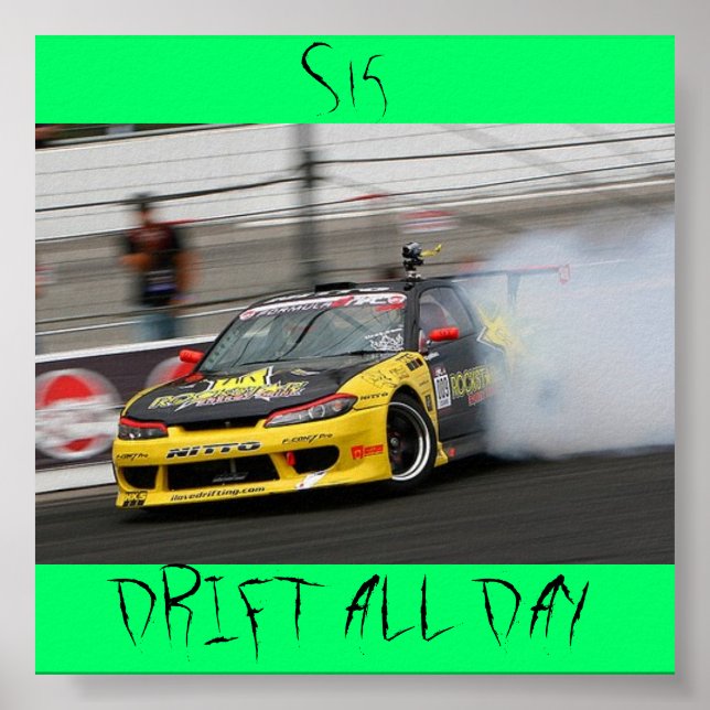 S15, DRIFT ALL DAY POSTER (Framsidan)