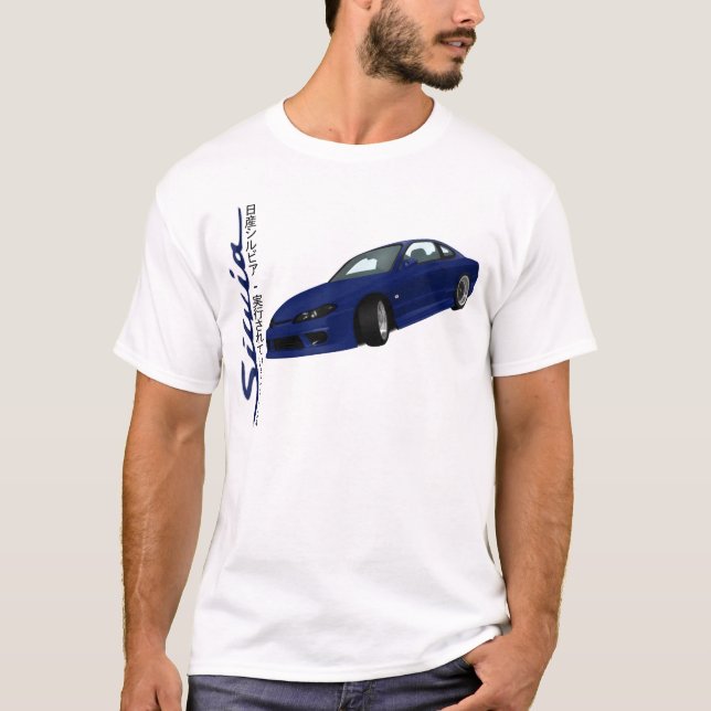 S15 Silvia-drivbil T-shirt (Framsida)