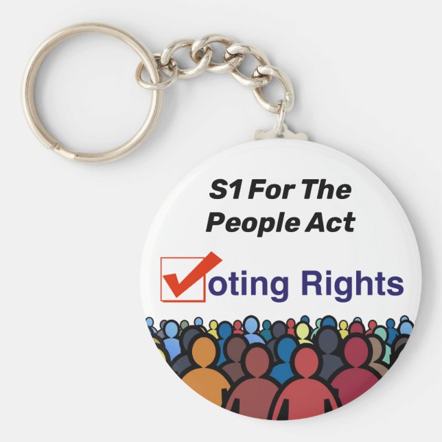 S1 RöstHöger för folkakten Nyckelring (Framsidan)