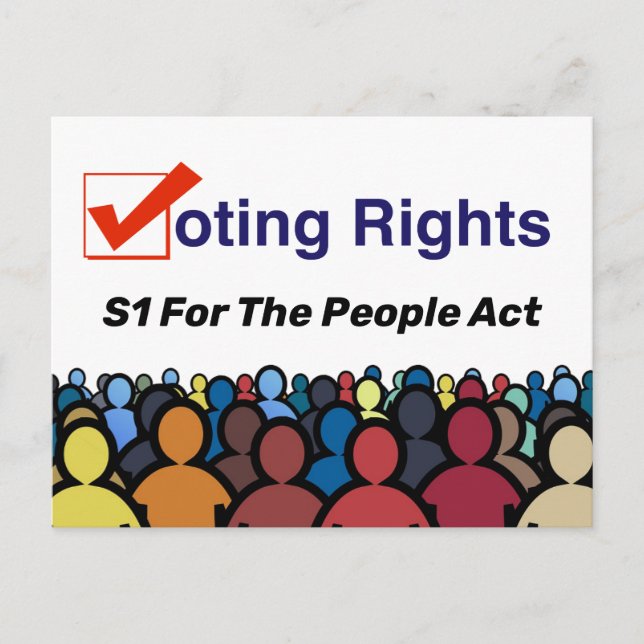 S1 RöstHöger för folkakten Vykort (Framsida)