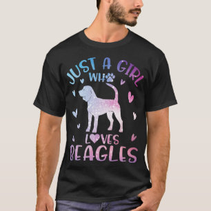 S26 Bup Lycklig Mor Dag Beagle Hund älskare T Shirt